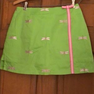 Lilly Pulitzer Green and Pink Skirt